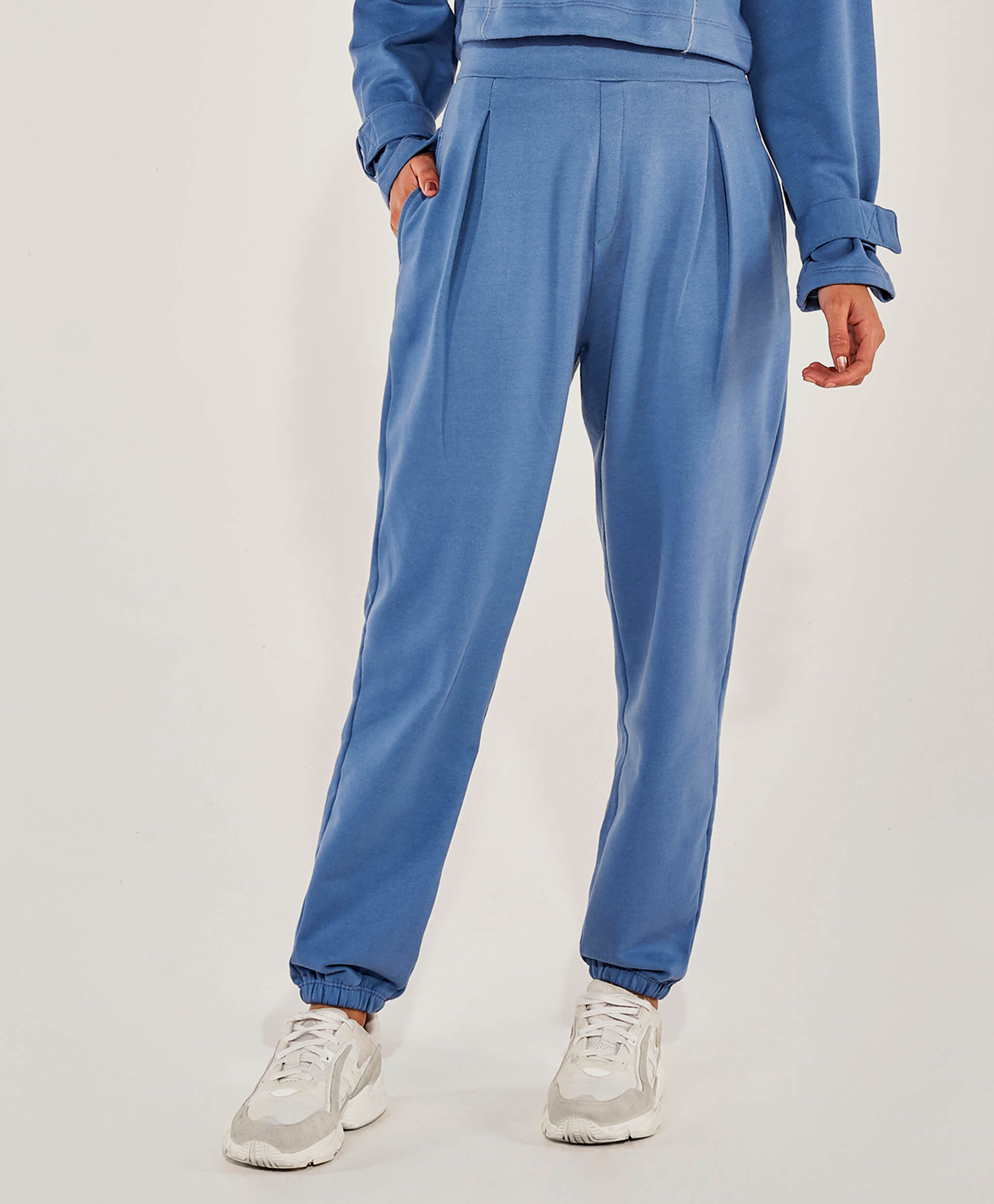 Calça Moletom Eco Nature Com Pregas - Alto Giro